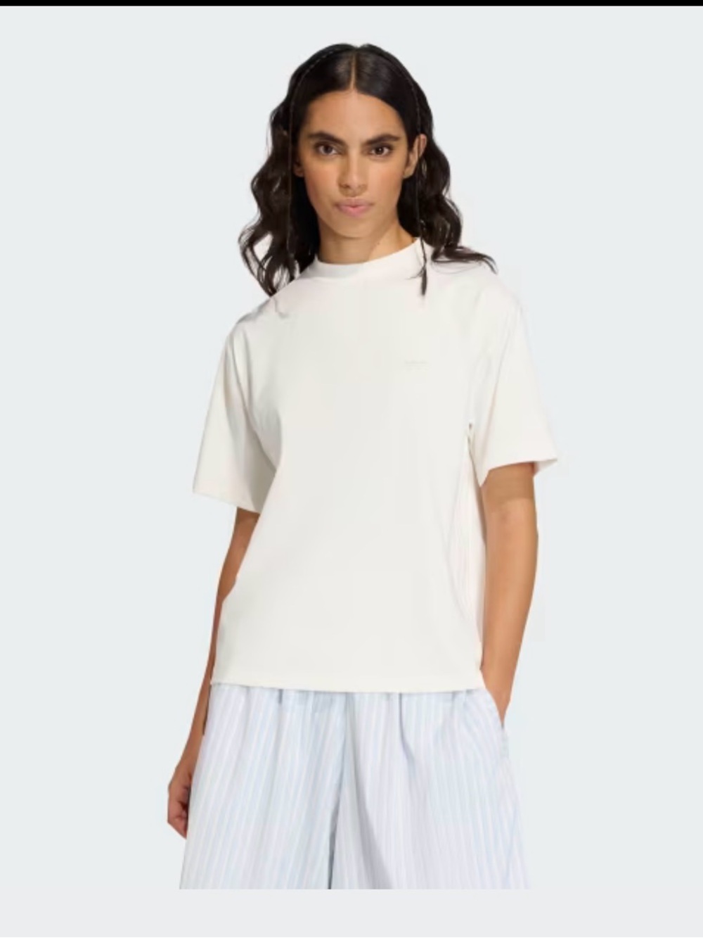 adidas Off-White Short Sleeve Crewneck Tee